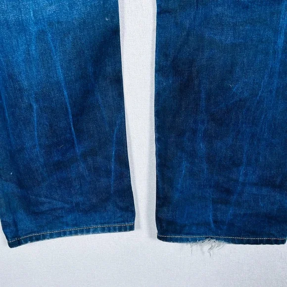 Diesel Larkee Regular Straight Wash 0806X Mens Jeans36x32 Dark Wash Button fly